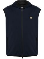 Dolce & Gabbana gilet à plaque logo - Bleu - thumbnail