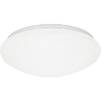 LED Plafondlamp - Velvalux - 12W 1300lm - Helder/Koud Wit 6500K - Spatwaterdicht IP44 - Opbouw - Rond - Wit
