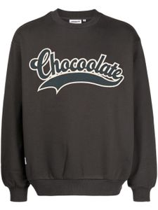 CHOCOOLATE sweat à logo appliqué - Gris