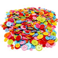 Creativ Company Knopen mix, d 10+15+20+22 mm, 500 gr/ 1 doos