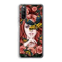 Lady Moth: Sony Xperia 10 III Transparant Hoesje