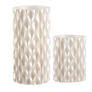 Pauleen LED-kaarsen Wax Cosy Pearl - 2 stuks