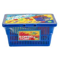 Winkelmandje gevuld blauw