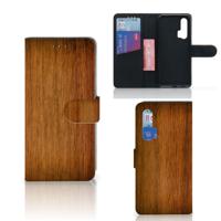 Honor 20 Pro | Book Style Case | Donker Hout