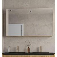 Saniclass Holz Base Spiegelkast - 120x70cm - eiken SW773985