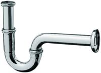 Hansgrohe buissifon 5/4"met muurbuis, chroom