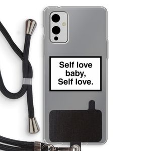 Self love: OnePlus 9 Transparant Hoesje met koord