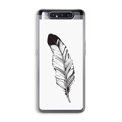 Pluim: Samsung Galaxy A80 Transparant Hoesje