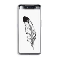 Pluim: Samsung Galaxy A80 Transparant Hoesje