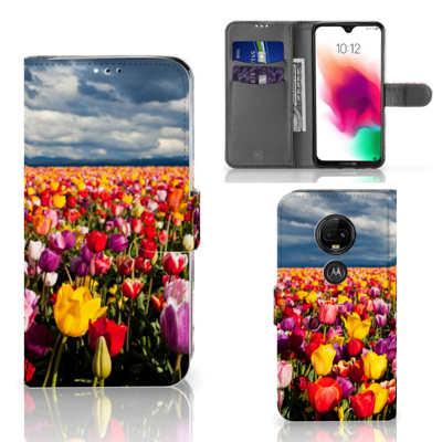 Motorola Moto G7 | G7 Plus Hoesje Tulpen | Portemonnee hoesje