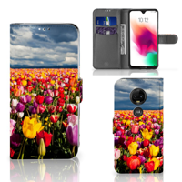 Motorola Moto G7 | G7 Plus Hoesje Tulpen | Portemonnee hoesje Motorola Moto G7 | G7 Plus Hoesje Tulpen | Portemonnee hoesje