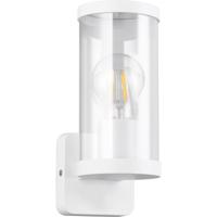 Moderne LED Buitenwandlamp - E27 Fitting - IP44 - Mat Wit Aluminium