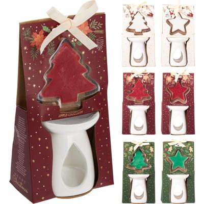 Oliebranderset met wax 9cm