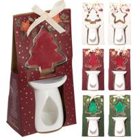 Oliebranderset met wax 9cm