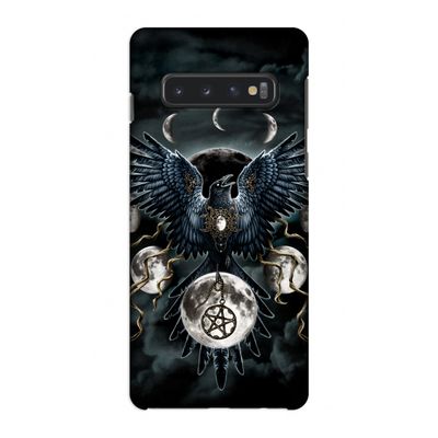 Sinister Wings: Samsung Galaxy S10 4G Volledig Geprint Hoesje