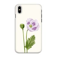 Purple poppy: iPhone XS Tough Case