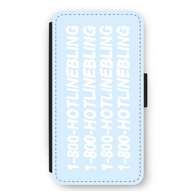 Hotline bling blue: iPhone 12 mini Flip Hoesje