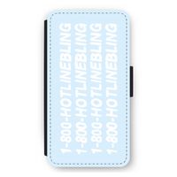 Hotline bling blue: iPhone 12 mini Flip Hoesje