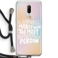 The prettiest: OnePlus 6 Transparant Hoesje met koord