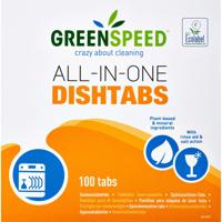 Vaatwastablet greenspeed all-in-one 100stuks