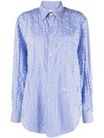 EYTYS chemise rayée à manches longues - Bleu - thumbnail