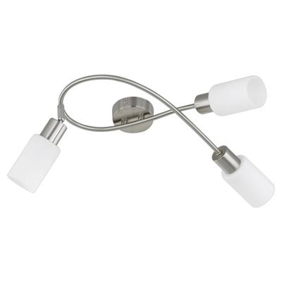 Trio Moderne PlafondlampMars 3-lichts nikkel mat - R80013907