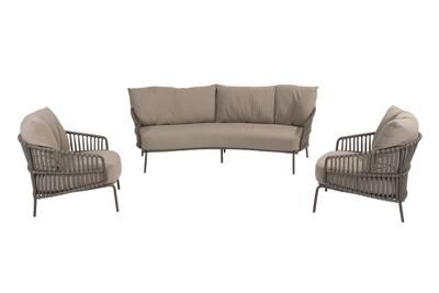 4 Seasons Capalbio loungeset (3-delig) - Terre