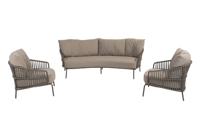 4 Seasons Capalbio loungeset (3-delig) - Terre 4 Seasons Capalbio loungeset (3-delig) - Terre