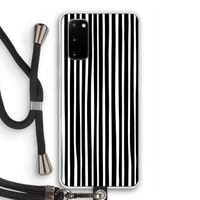 Stripes: Samsung Galaxy S20 Transparant Hoesje met koord