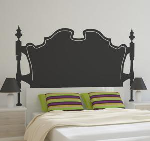 Sticker hoofdeinde bed hout