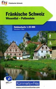 Wandelkaart 37 Outdoorkarte Fränkische Schweiz | Kümmerly & Frey