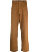 Carhartt WIP pantalon Single Knee à coupe droite - Marron