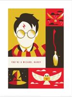 Kunstdruk Warner Bros You Are A Wizard Harry 30x40cm