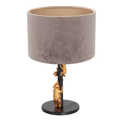 Steinhauer Design schemerlampAnimaux met grijs velvet - 8234ZW