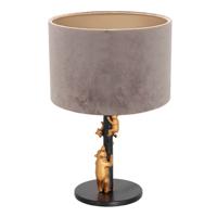 Steinhauer Design schemerlampAnimaux met grijs velvet - 8234ZW