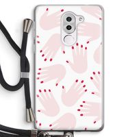 Hands pink: Honor 6X Transparant Hoesje met koord