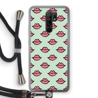 Lipjes: Xiaomi Redmi 9 Transparant Hoesje met koord