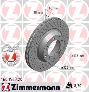 Remschijf Coat Z 460156720