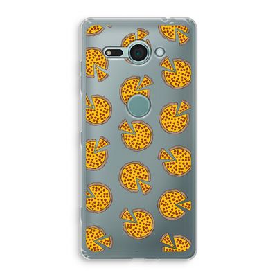 You Had Me At Pizza: Sony Xperia XZ2 Compact Transparant Hoesje