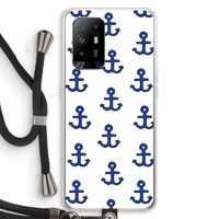 Ankers: Oppo A94 5G Transparant Hoesje met koord