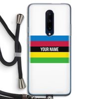 WK Wielrennen: OnePlus 7 Pro Transparant Hoesje met koord