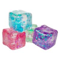 Toi-toys Fun glitter knijpkubus