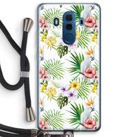 Gele kuif: Huawei Mate 10 Pro Transparant Hoesje met koord
