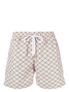 Frescobol Carioca short de bain à imprimé géométrique - Orange
