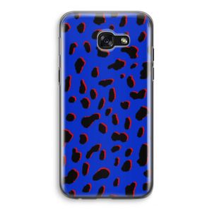 Blue Leopard: Samsung Galaxy A5 (2017) Transparant Hoesje