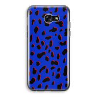 Blue Leopard: Samsung Galaxy A5 (2017) Transparant Hoesje