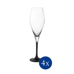 Villeroy & Boch Manufacture Rock Champagneglas 4 stuks