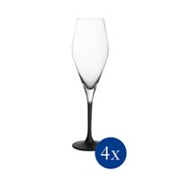 Villeroy & Boch Manufacture Rock Champagneglas 4 stuks