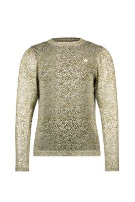 Like Flo winter mesh top meisjes - zand - Estee