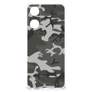 OPPO A58 | A78 5G Doorzichtige Silicone Hoesje Army Light